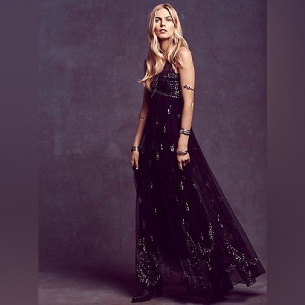 Free People Twilight Dreams Maxi Dress size 0